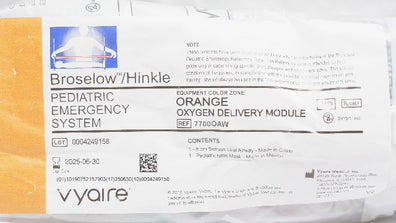Vyaire 7700OAW Pediatric Emergency System Orange Oxygen Delivery Module (x)
